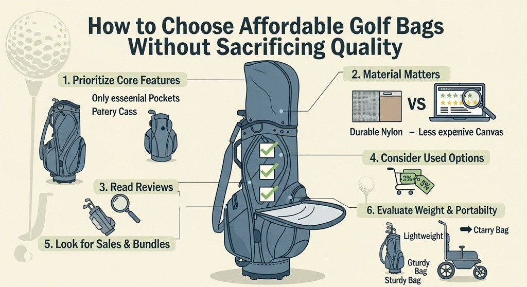 How to Choose Affordable Golf Bags Without Sacrificing Quality