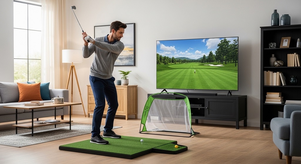 Improve Your Golf Swing at Home Without a Driving Range
